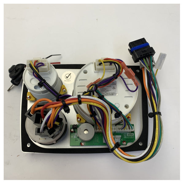 Vetus MPA22KBS2 Alu 2 12V Control del Motor - Panel de Instrumentos 0 - 4000 RPM 
