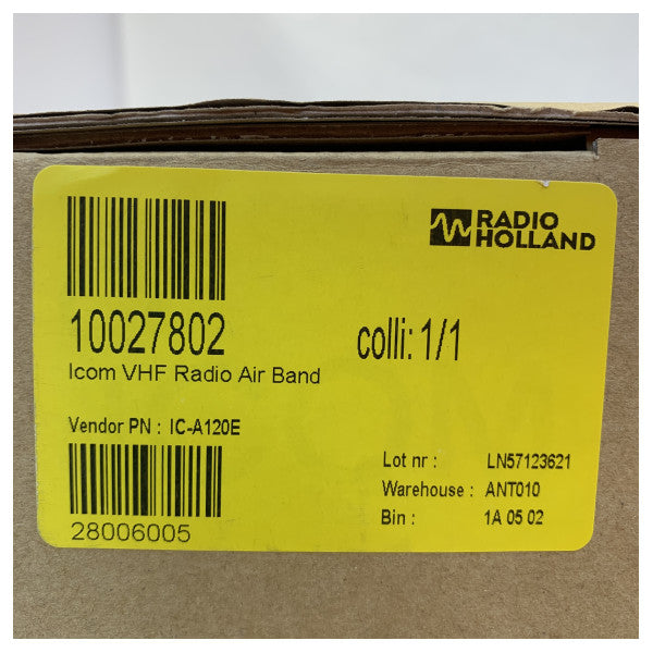Icom IC-A120E VHF-ilmailubandi-vastaanotin - Meri-ilmaradio 