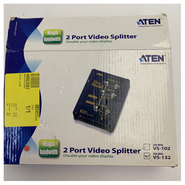 Aten VS-132 Vidéo Splitter - Splitter VGA 2 ports avec alimentation 