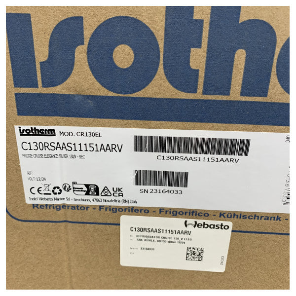 Isotherm Cruise 130 Elegance Marine Jääkaappi - 130L - CR130EL 12/24V 