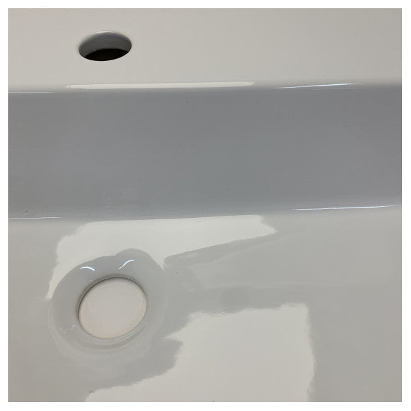 Azzurra Elegance Kare lavabosu 60x45cm taşma olmadan - EQA60MB1 