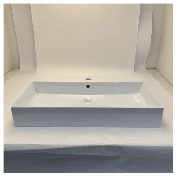 Azzure HOL80MB1-T Elegance Square Vask 80 x 46 med Overløb 