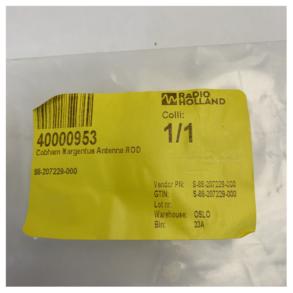 Cobham Sailor S-88-207229-000 Nargentus Marine VHF ROD Antenne 
