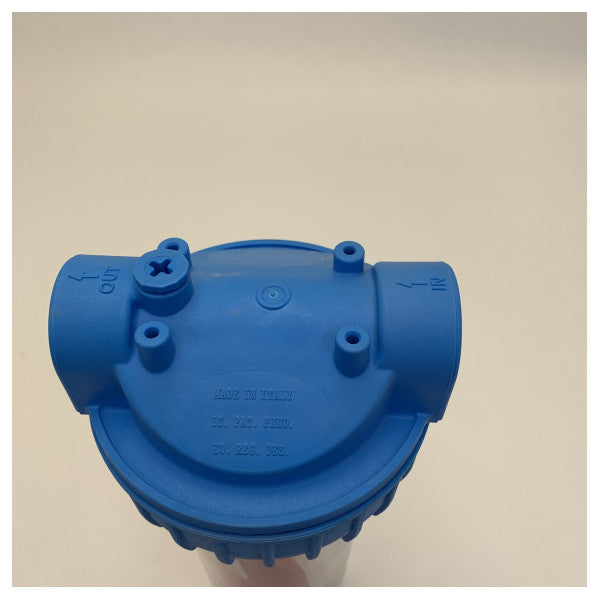 10インチの水フィルターハウジング、真鍮インサート付き - 89-40-105 