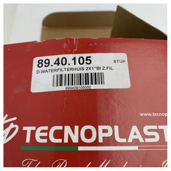 10インチの水フィルターハウジング、真鍮インサート付き - 89-40-105 