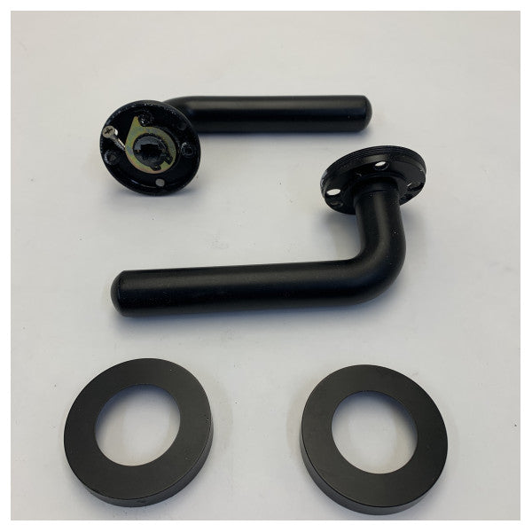 Formani BASICS LB3-19 Doorhandle Matt Black with Rozet