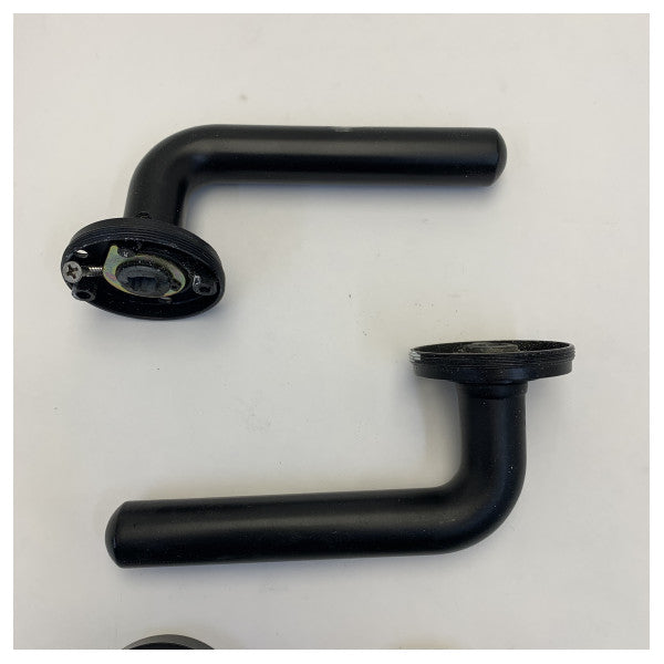 Formani BASICS LB3-19 Doorhandle Matt Black with Rozet