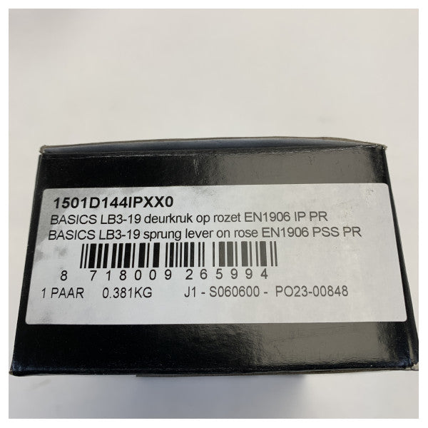 Formani BASICS LB3-19-1 Türgriff Edelstahl mit Rosette 