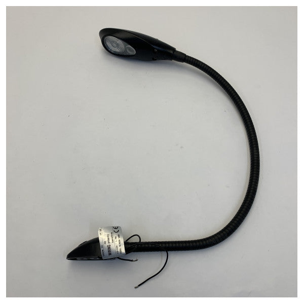 Quick Shark 50 Læselampe LED Justerbar Komposit Sort 12/24V 