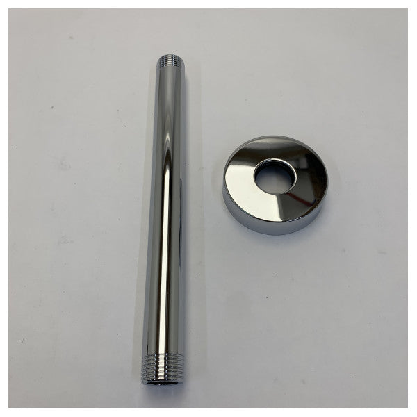 Saniclear Brusehoved Arm Messing Krom L20 cm - SKA00031 