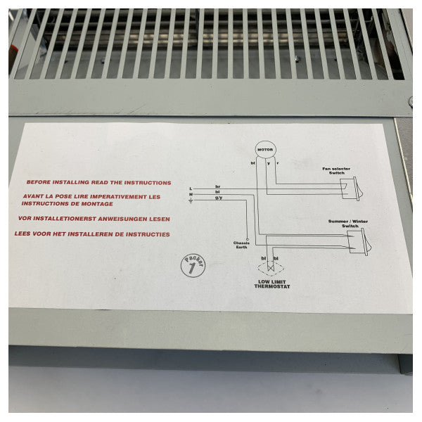 Remeha Kickspace KS-600-G Baseboard heating 230V 