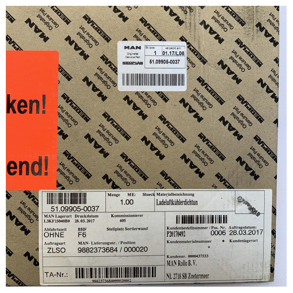 MAN 51.09905-0037 kit de joints de moteur