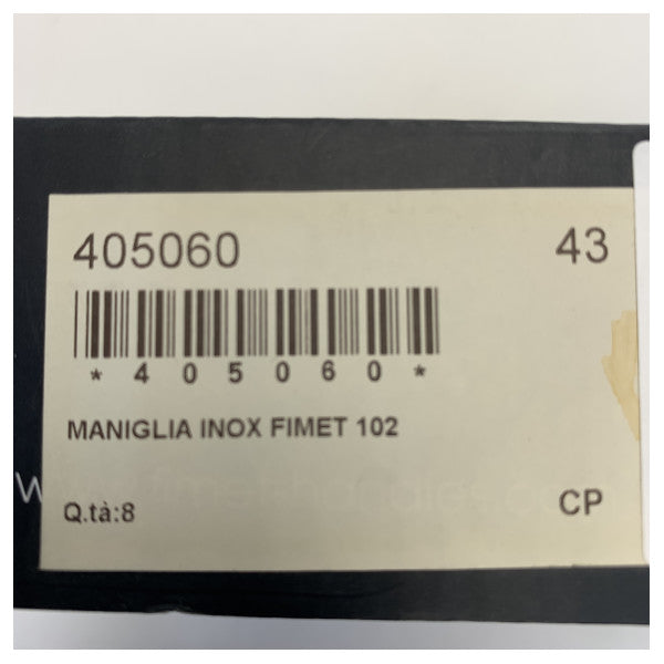 Fimet 102 Paslanmaz Çelik Deniz Kapı Kolu Seti - BB Kilit - Yat Donanımı Inox 