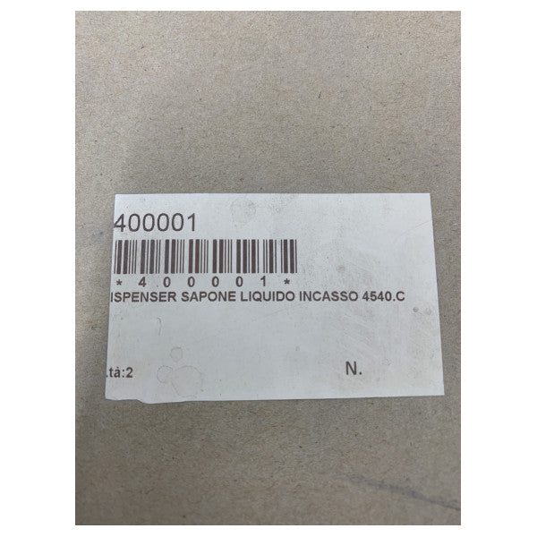 Paini 53CRDISPABS Dispenser di Sapone in Cromo Integrato 