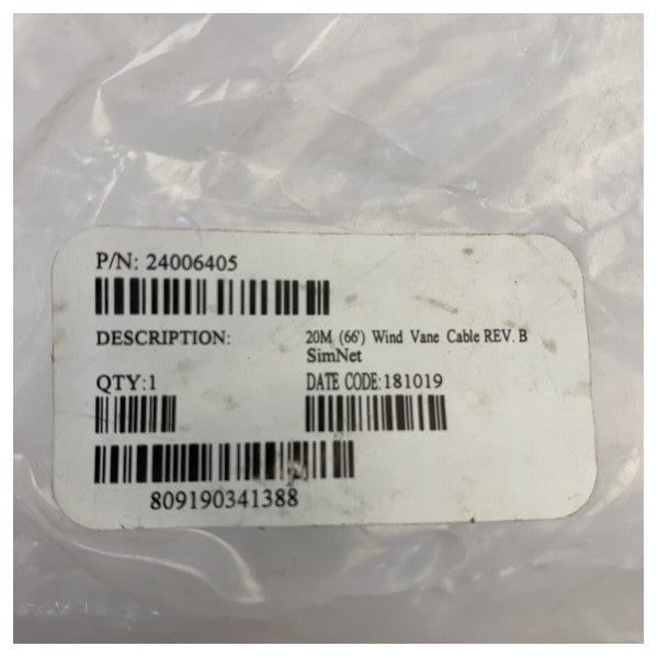 Καλώδιο αισθητήρα ανέμου Simrad Masthead 20M NMEA2000 - Simnet - 24006405 