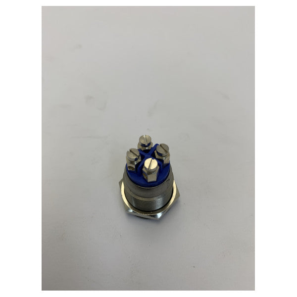 Булгин MPI/TE/BL/12 Неръждаема стомана осветен бутон за натискане 24V 