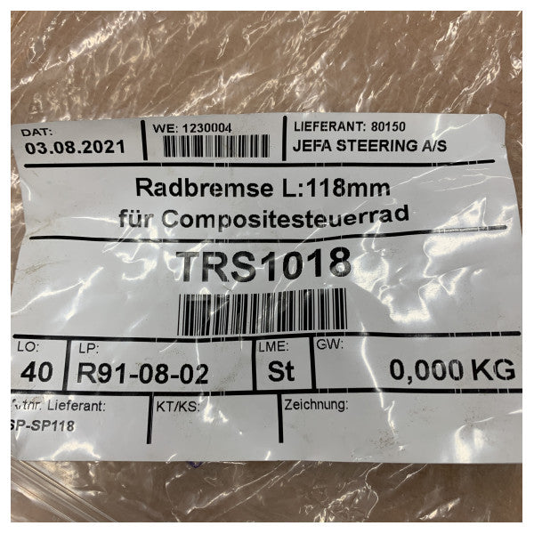 Kompozit Direksiyon için Jefa 118mm Direksiyon Freni - SP-SP118 