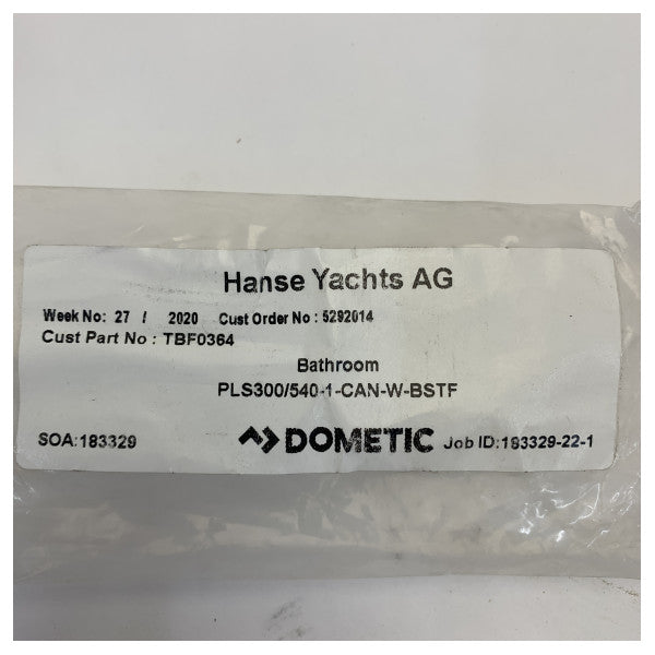 Dometic Raffrollo Pleated Shade PLS300/540-1-CAN-B-FR-BS 300 x 540 mm Wit 