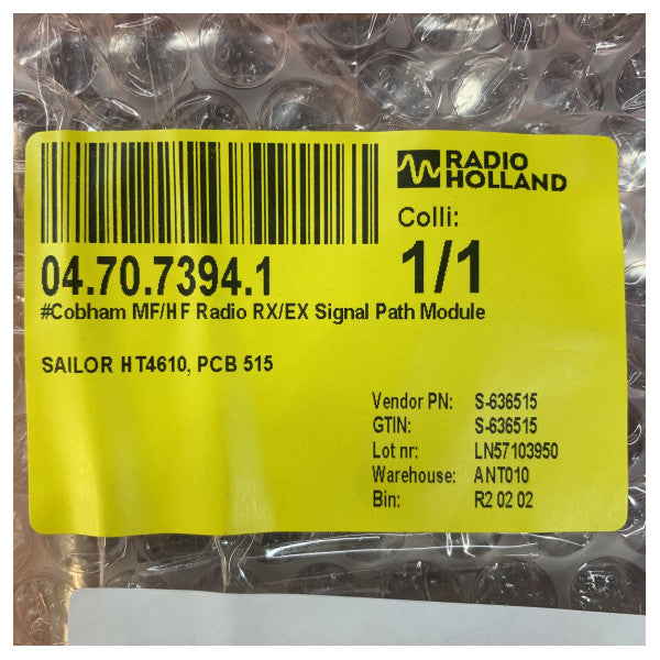 Sailor HT 4610 RX/EX Modul tal-Sinjal Path 636515DD-4 