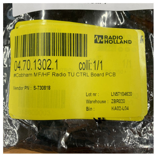 Sailor Cobham MF/HF Radio Tu Control Board PCB - S-730818