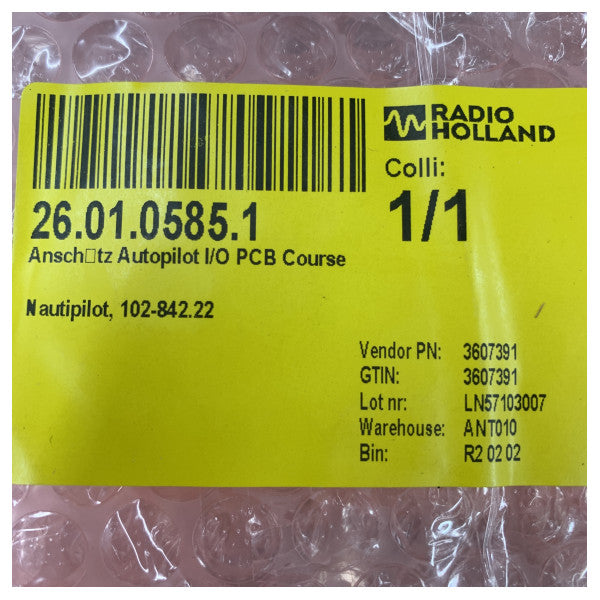 Anschutz 102-842.22 Autopilot I/O PCB kurs for Nautipilot 