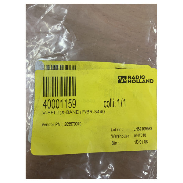 Correa trapezoidal Mitsubishi X-BAND 205570070 - Correa de transmisión del motor marino 