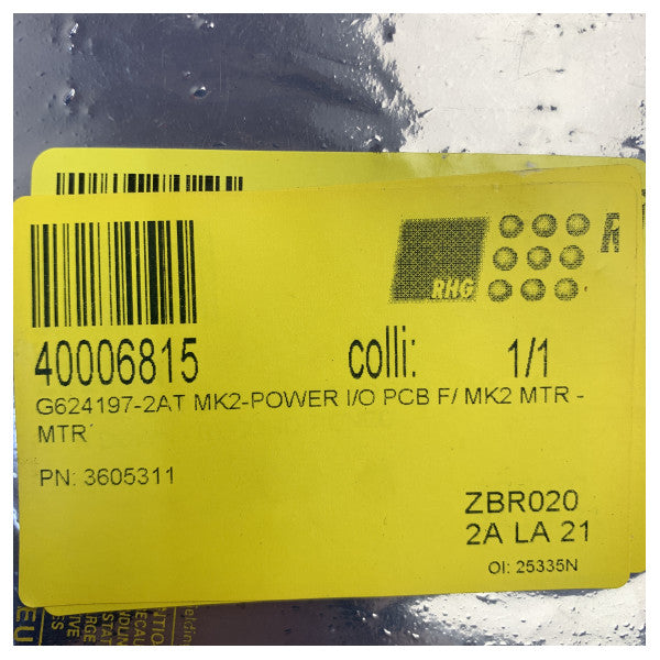 Scheda di alimentazione Raytheon Anschutz G624197-2AT MK2 per MK2 MTR 