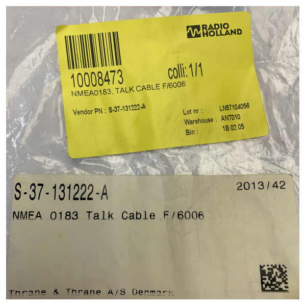 Thrane og Thrane NMEA 0183 Talkabel S-37-131222-A 