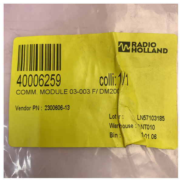 Módulo de comunicación VDR Danelec 2300606-13 03-003 para DM200 
