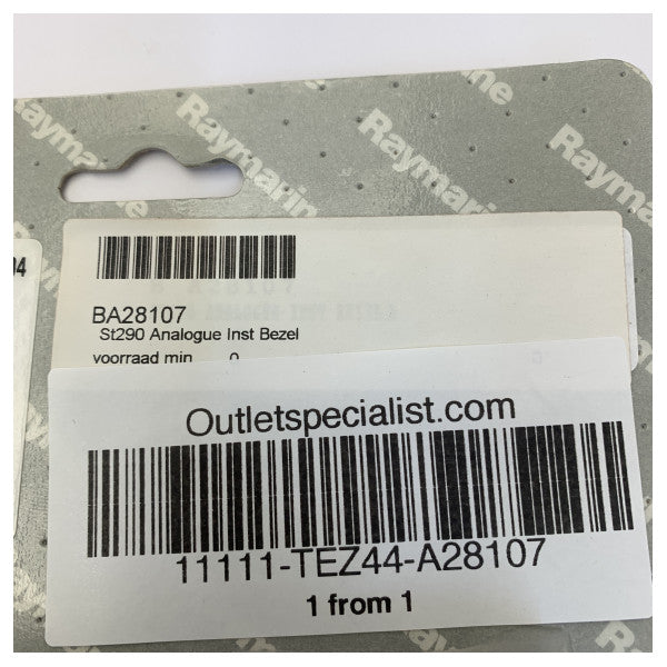 Raymarine A28107 ST290 Bezel għall-Montazzjoni fuq il-Wiċċ 