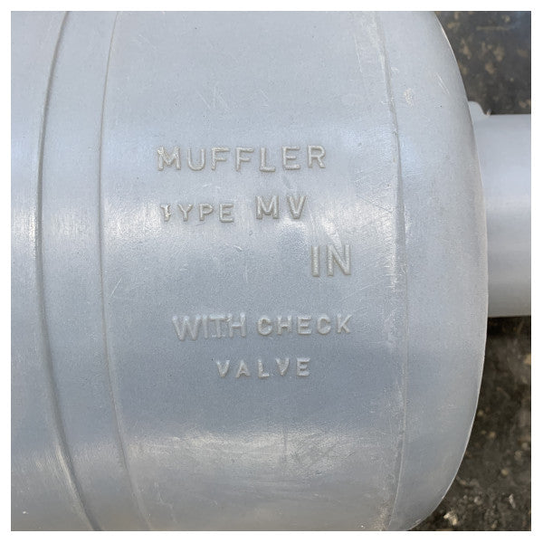 Silenciador marino Vetus MV125 para motores de alta capacidad 125 mm 