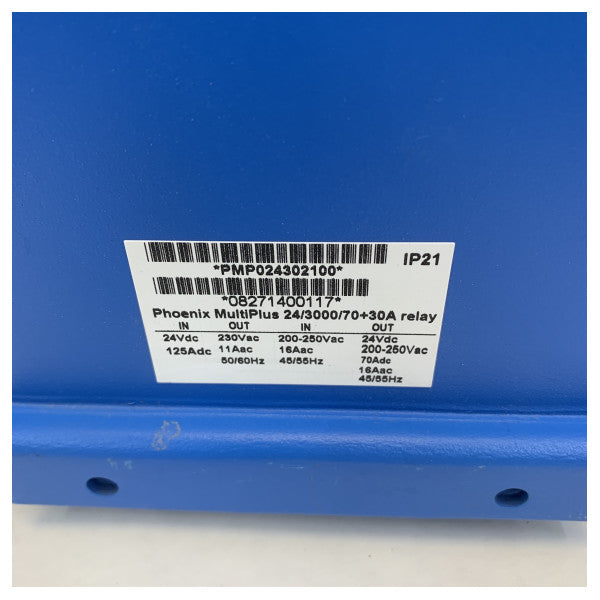 UTILISÉ Victron Phoenix MultiPlus 24V - 3000W - Chargeur/Convertisseur PMP024302100 