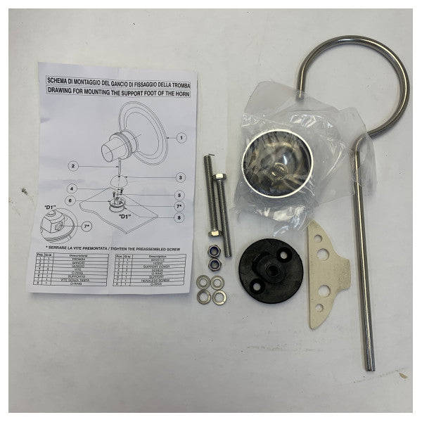 Marco PW3-BC Klaxon Chrome 24V 20/75M 