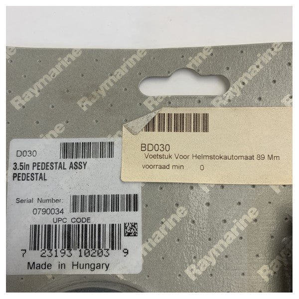 Raymarine D030 Mounting Plate for Tiller Autopilot 89 mm