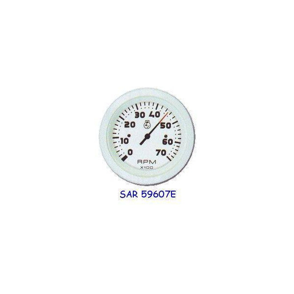 Teleflex 7000 o / min Tachometer White - 59607E