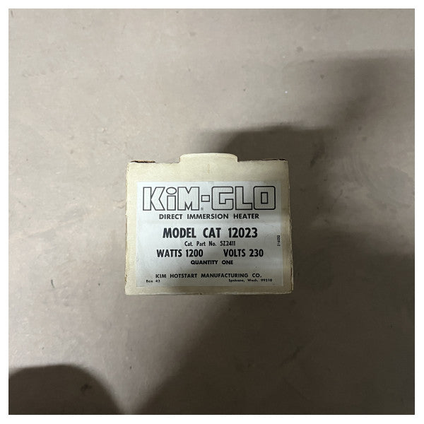 Kim Hotstart Direct Immersion Heater element 1200W 230V Corrosion-Resistant Marine Water Heater