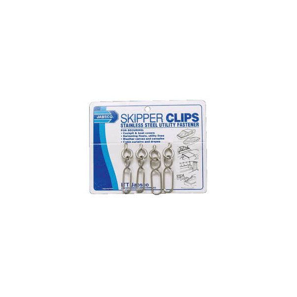 Jabsco Clips de skipper en acier inoxydable 4 pièces-34560-0000