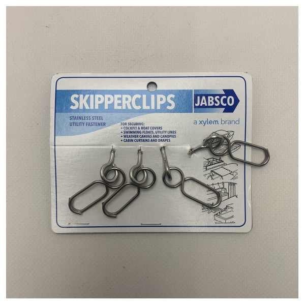 Jabsco Clips de skipper en acier inoxydable 4 pièces-34560-0000