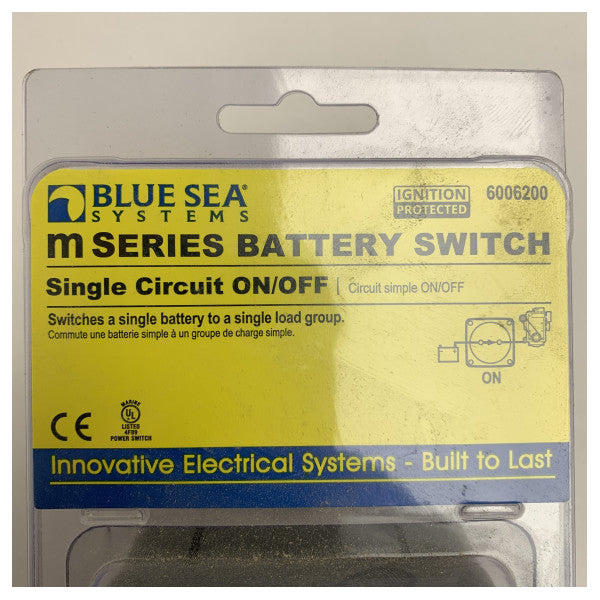 Вимикач увімкнення/вимкнення акумулятора Blue Sea 6006200 M-серії 300А