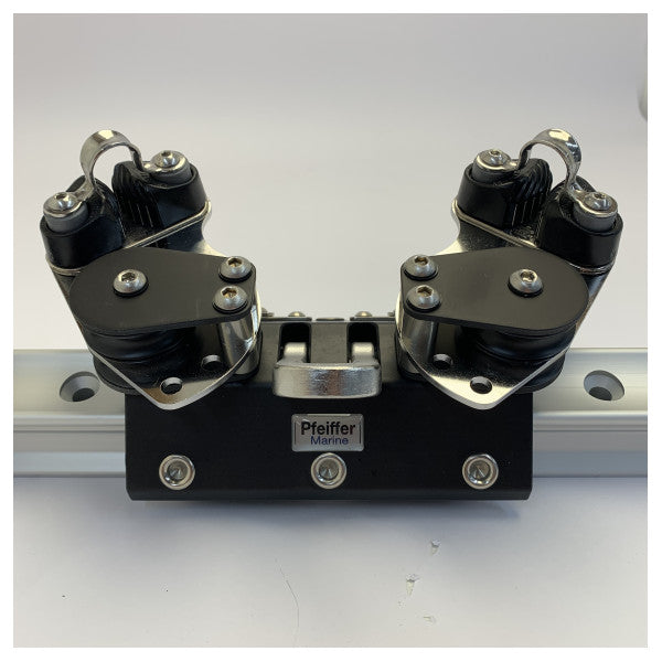 Pfeiffer Marine Aluminium Traveller Set L1950 mm inklusive block - 8005401 