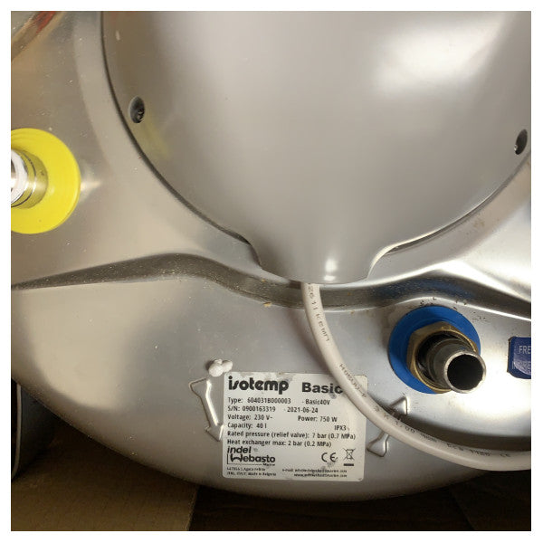 Isotemp 40L caldera base acero inoxidable 230V - 604031B000003