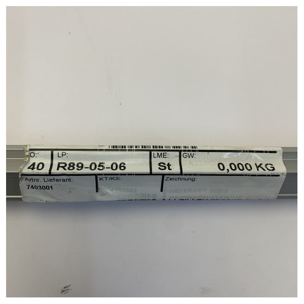 Λεβμάρ Αλουμινένια Τ-Ράγα Μέγεθος 2  25 x 4mm - Μ=1325mm - 7403001 