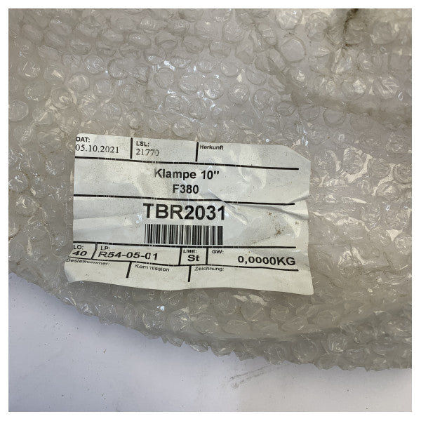 Fjord F380 Ruostumaton teräs 10 tuuman cleat - TBR2031 