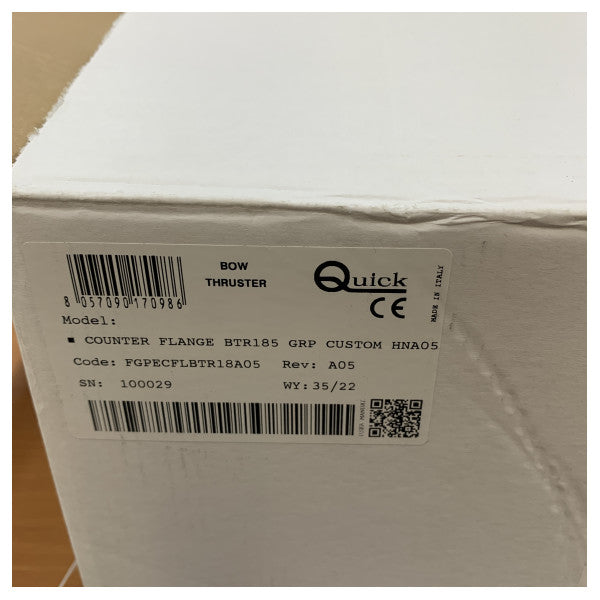 Γρήγορο GRP Build-In πλαίσιο για BTR 185 Bowthrusters - FGPECFLBTR18A05 