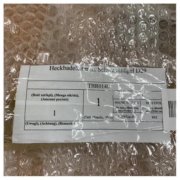 Hanse 315 u Dehler 29 Ladders tal-Baħar tal-Iron 3-Step - TBR0140 