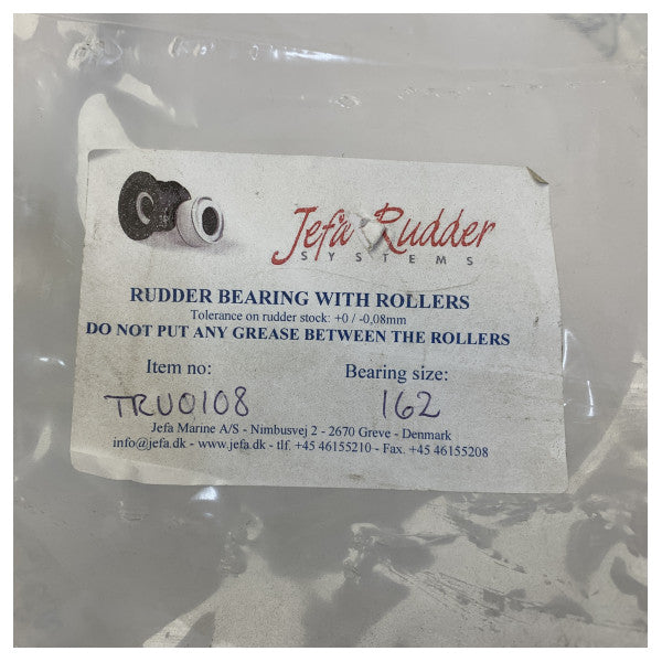 Jefa 210 mm Roter Bearing bil-Rollers GRP għal Hanse 675 