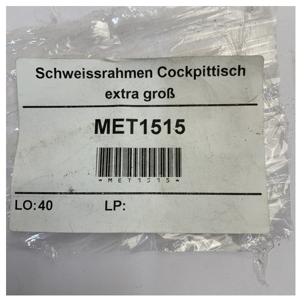 Hanse Yachts Tabella tal-Kokpit Struttura tal-Ħadid Inossidabbli - MET1515 