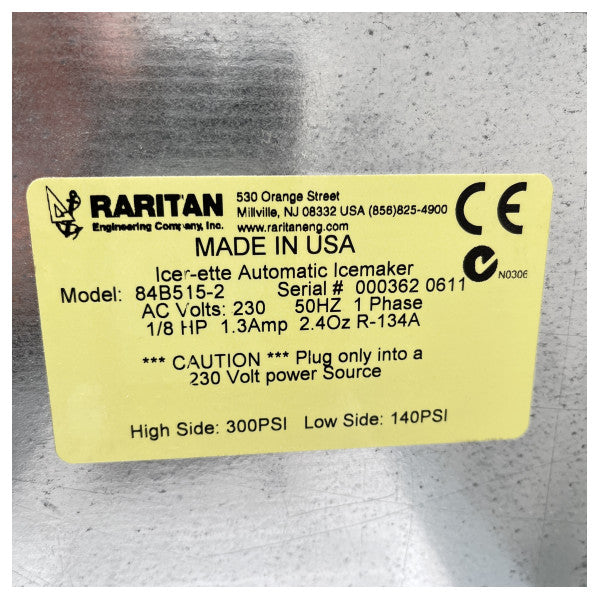 Raritan Marine Icemaker i rustfrit stål 84B515-2