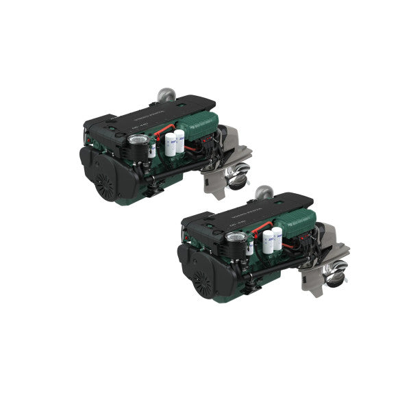 Kit moteur inbord Diesel Volvo Penta D6-380 380 CV Twin Engine avec Sterndrives 