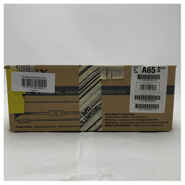 Récepteur satellite numérique Sony SAT-A65 - Récepteur TV satellite marin compact et fiable avec Dolby Digital Passthrough